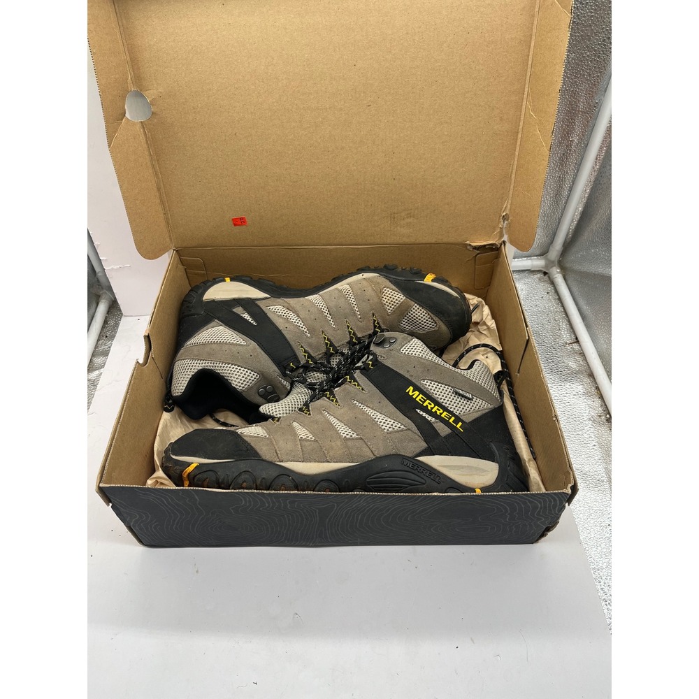 Merrell Alverstone Mid Waterproof‎ Hiking Boots Mens 14 Brown Black J50829 - Picture 11 of 11